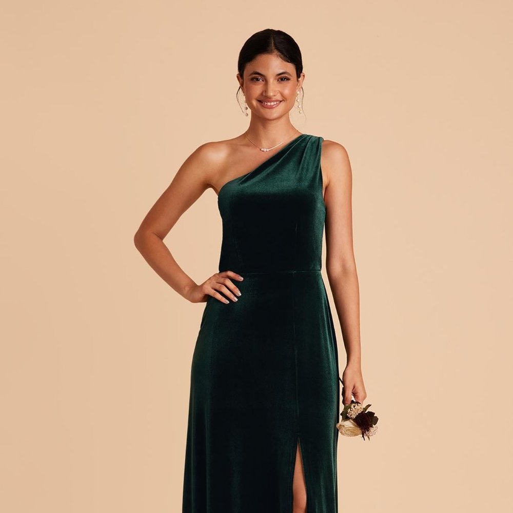 Birdy Grey Kira Dress Emerald Velvet Size M